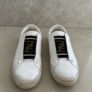 Fendi FF Logo Slip On Sneakers